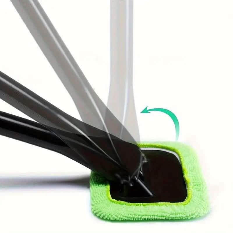 2-Pack: Long Handle Car Window Windshield Cleaner Brush Kit