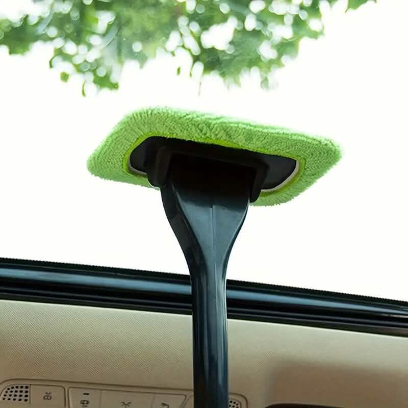 2-Pack: Long Handle Car Window Windshield Cleaner Brush Kit